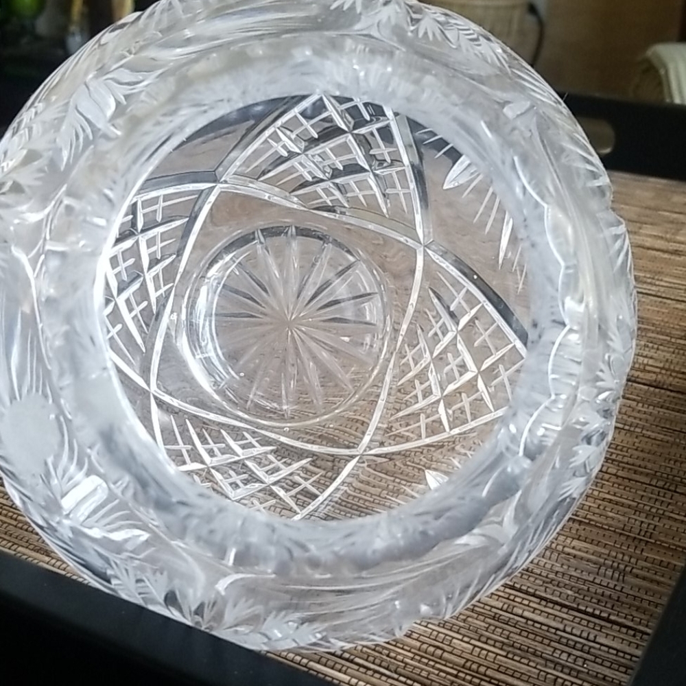 Crystal vase - Picture 3 of 8
